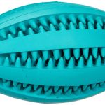 Pelota Rugby Denta Fun para Perros – ¡Masaje Dental y Diversión! 🐶